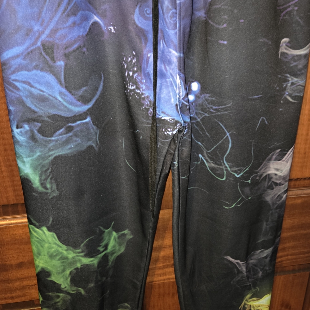 Colorful Smoke Pattern Joggers - Picture 2 of 3